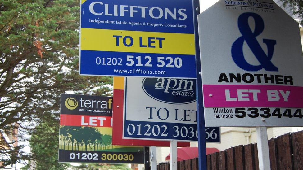 Lettings signs