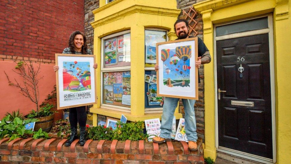 Robin and Emma-Jane Richards outside their home in Bedminster, Bristol