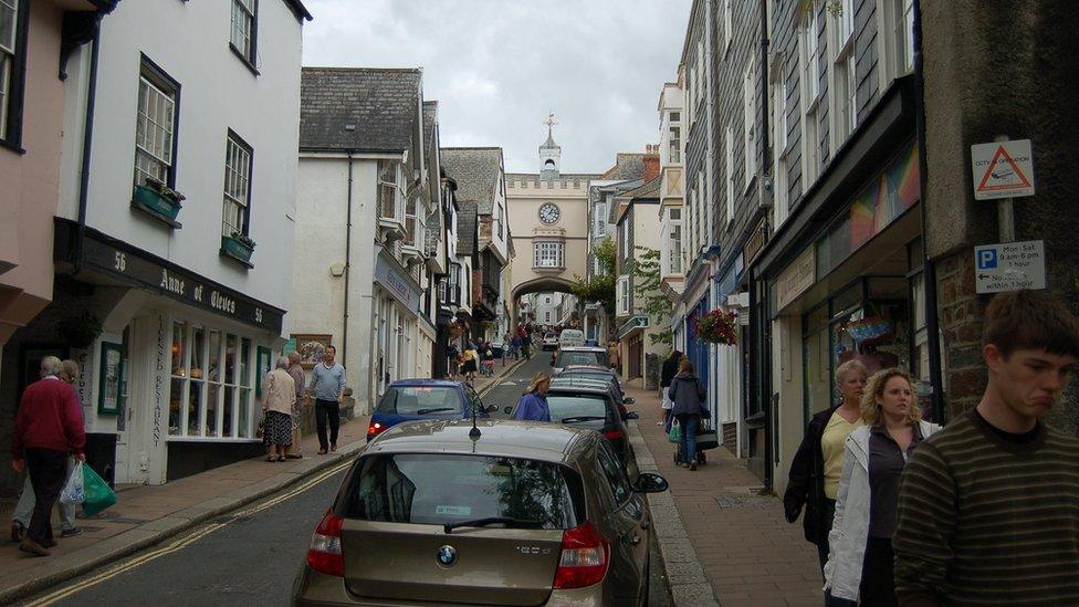 Totnes in Devon