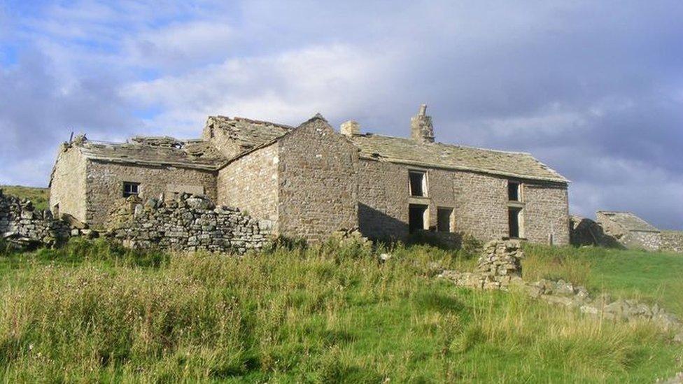 Spain's Farm in it's original location at Eastgate, near Stanhope