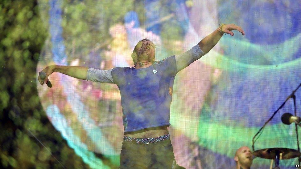 Chris Martin of Coldplay