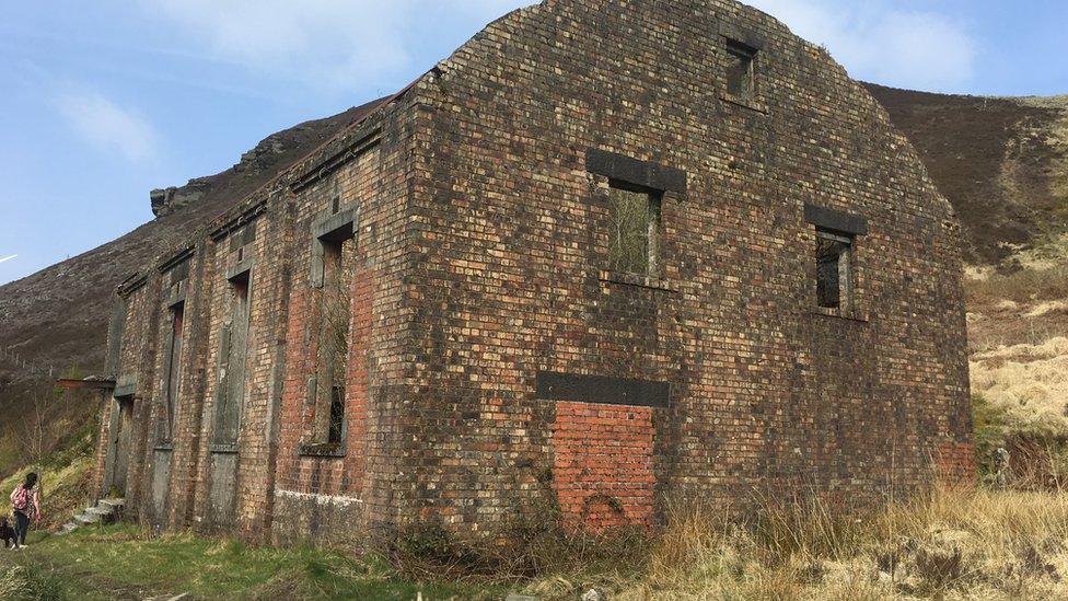 ruins of water board filter house