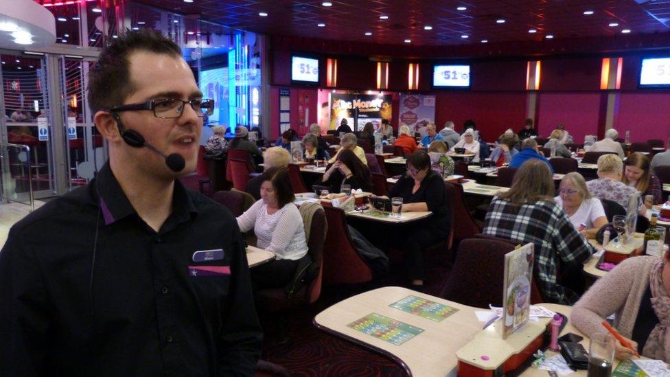 bingo caller in Nottingham