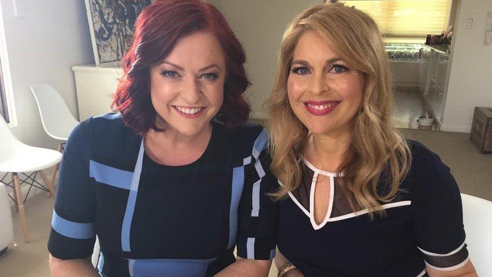 Ginni with co-host Shelly Horton