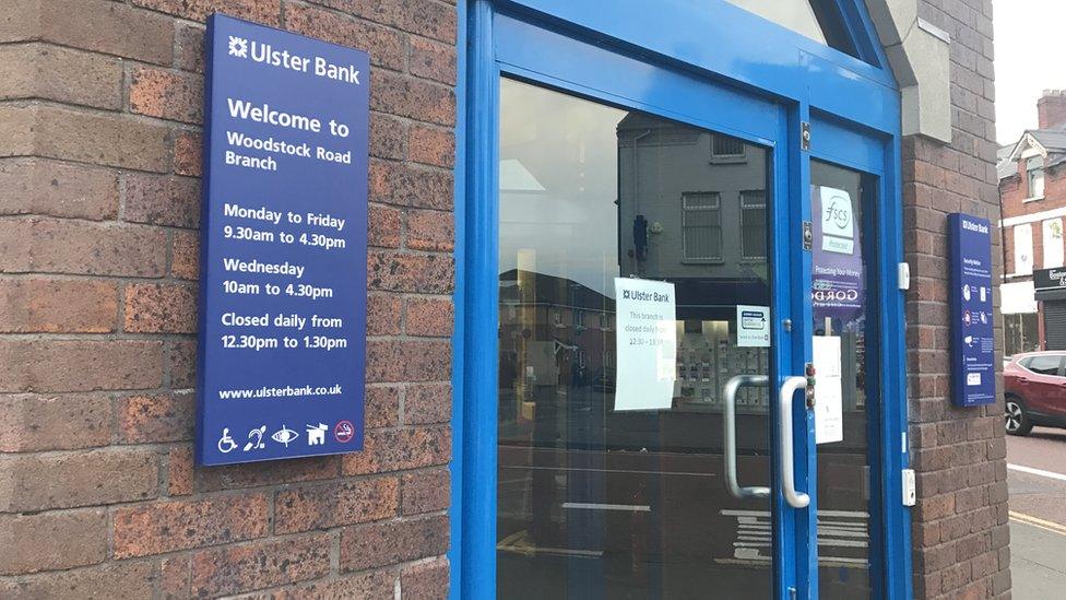 A branch on the Woodstock Road, Belfast, is among those being closed