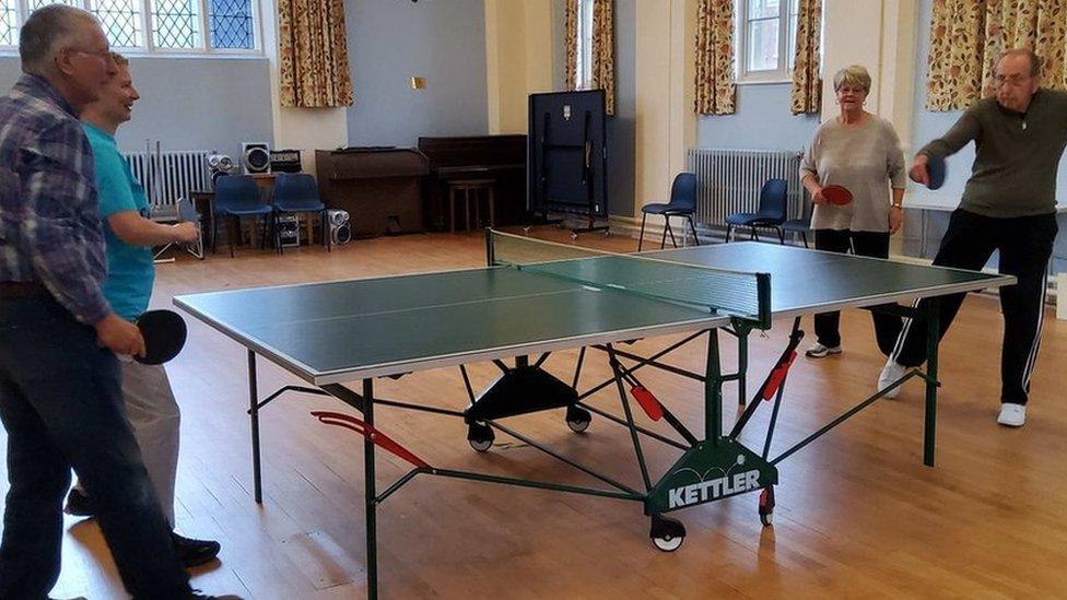 Table tennis class