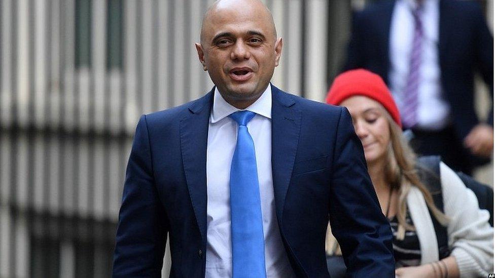 Chancellor Sajid Javid