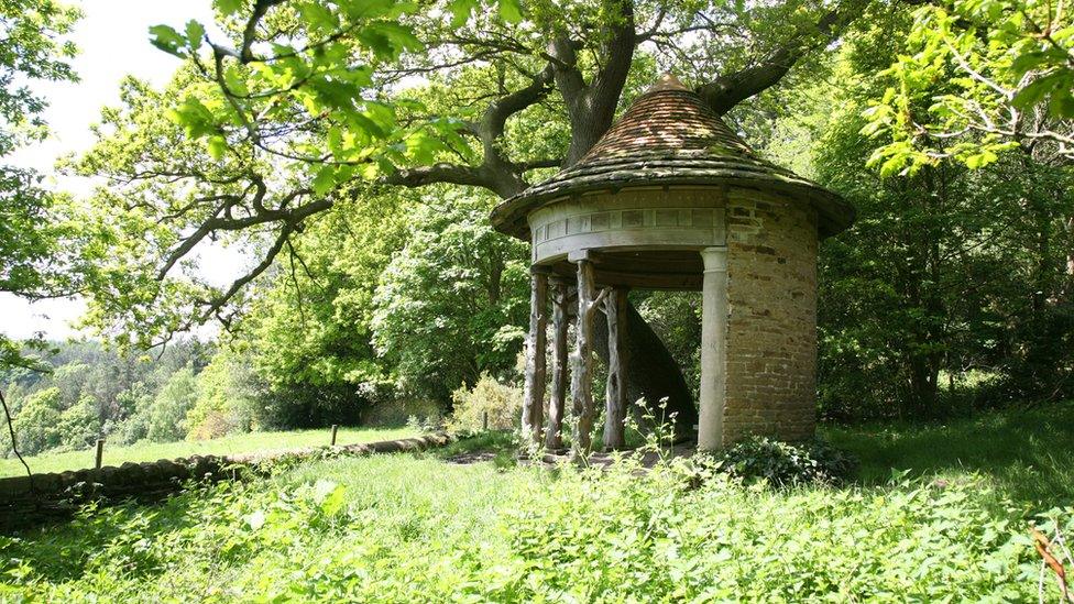 The summerhouse at Cannon Hall