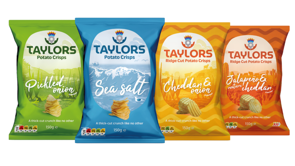 Taylors bags of crisps