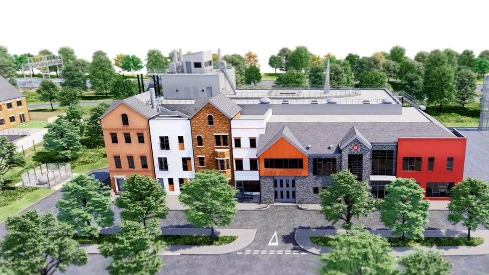 Plans for the Northern Ireland Fire and Rescue Service training facility in County Tyrone