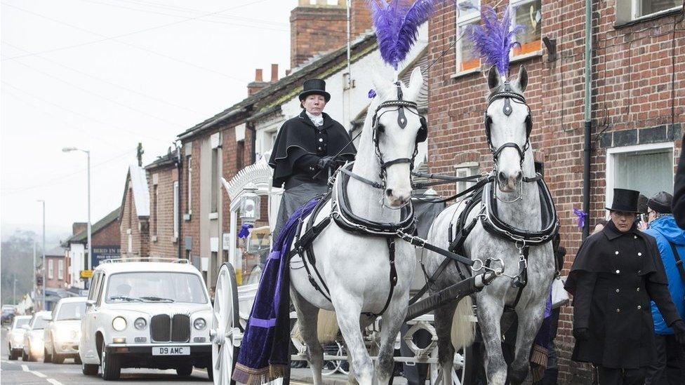 The funeral for teenager Kayleigh Haywood