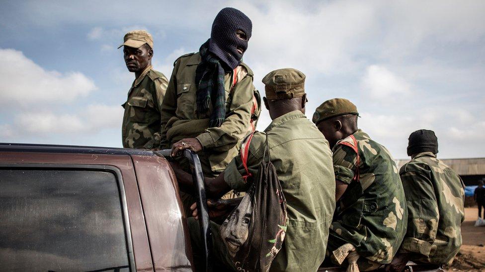 Soldiers protecting healthcare workers