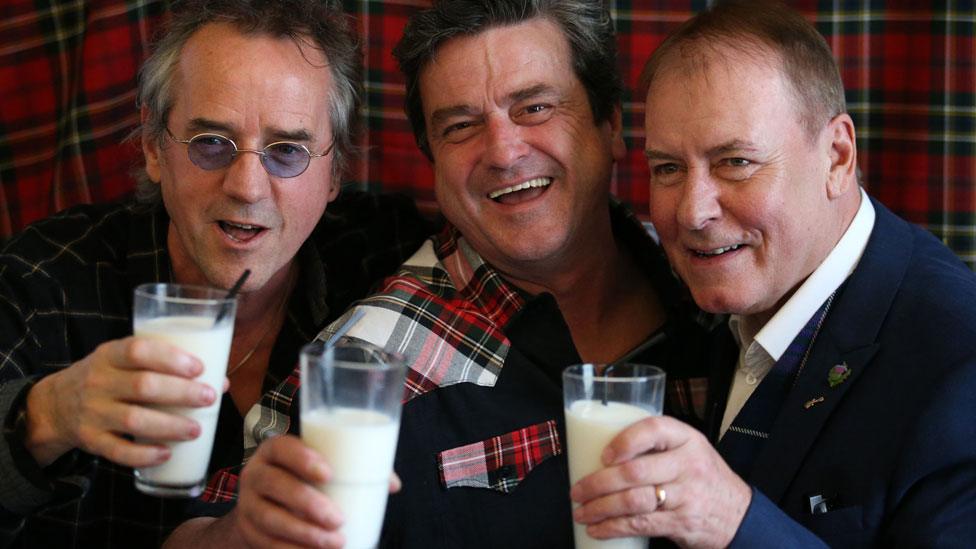 Stuart Wood, Les McKeown and Alan Longmuir