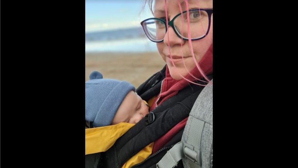 Jack and Seaneen at the beach