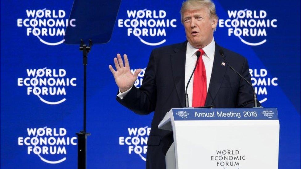 Donald Trump at Davos