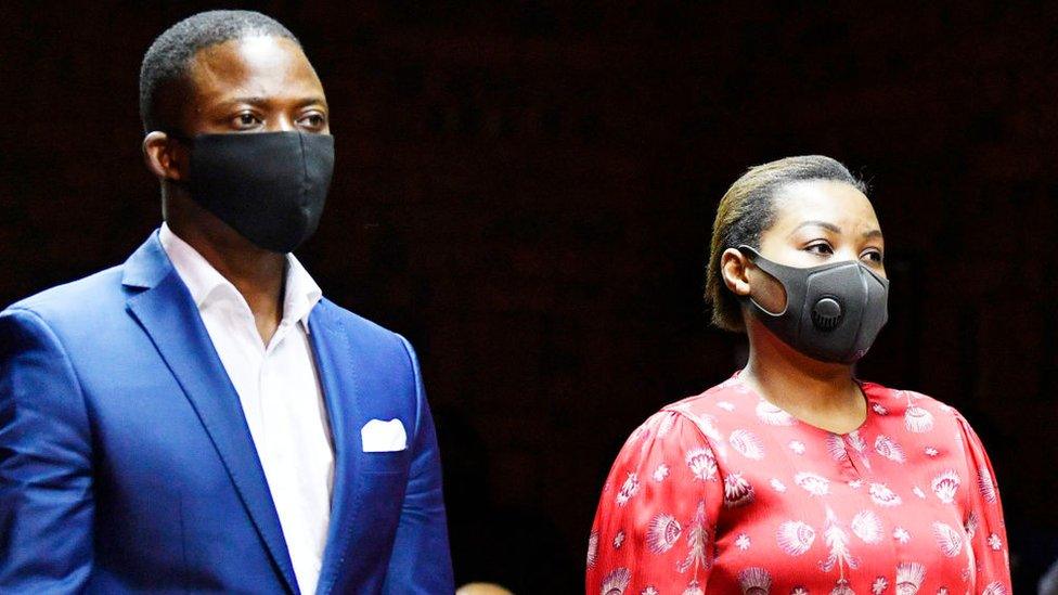 Prophet Shepherd Bushiri and his wife Mary