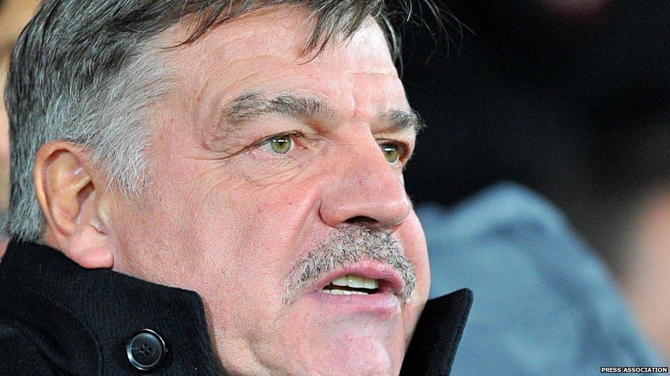 Sam Allardyce as West Ham manager