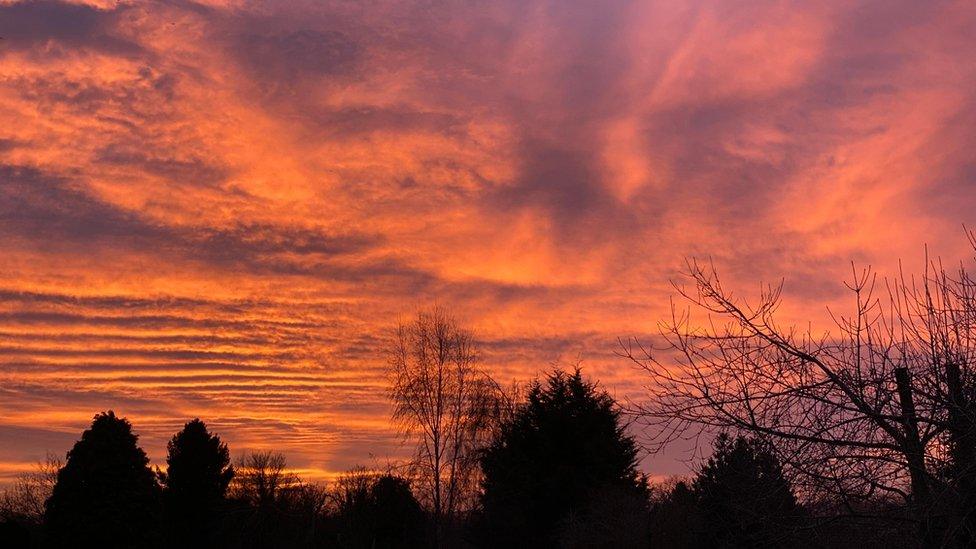 Sunrise in Oakham, Rutland