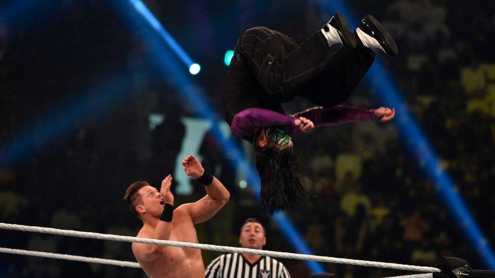 Jeff Hardy wrestling