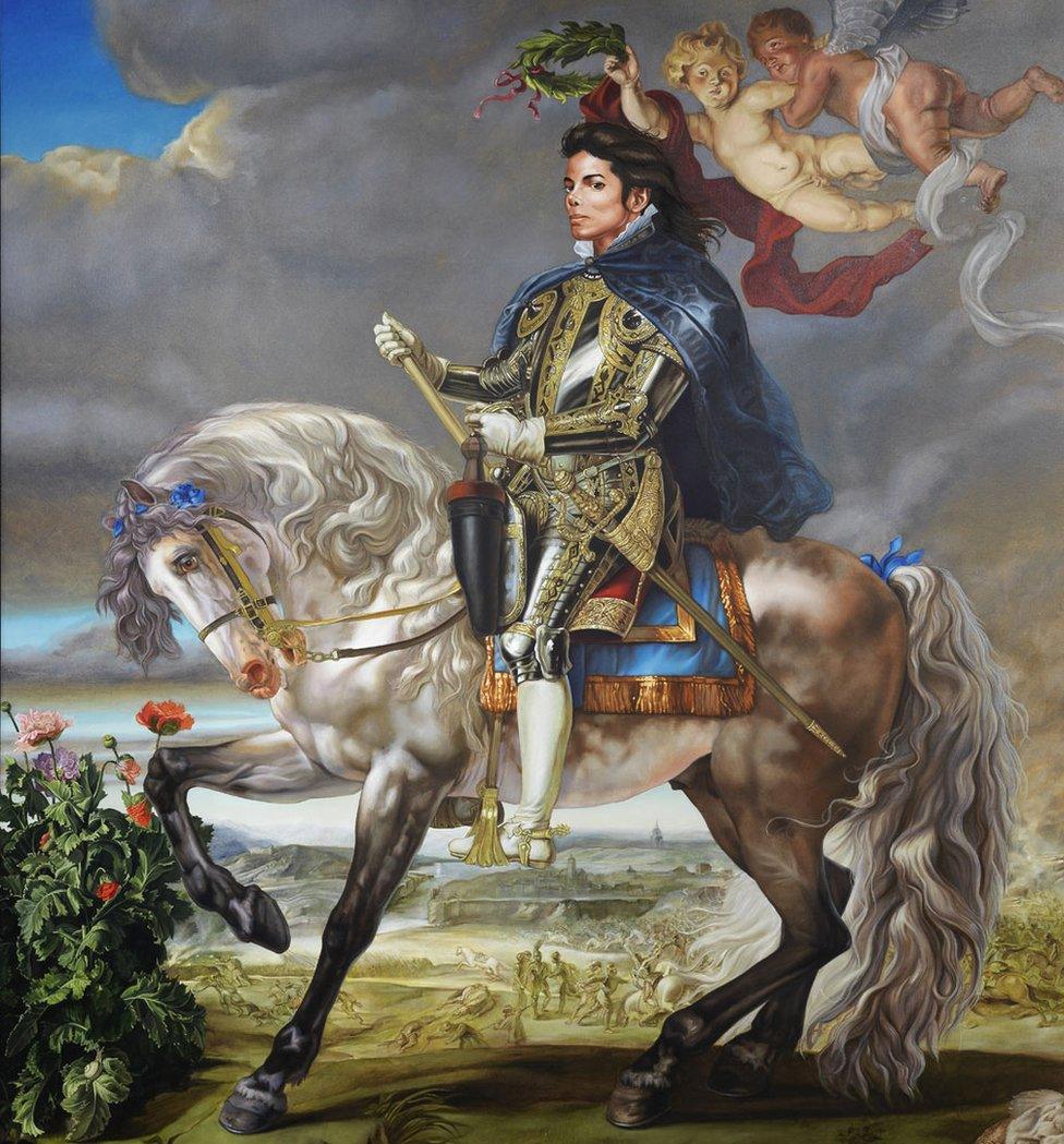 Equestrian Portrait of King Philip II (Michael Jackson)