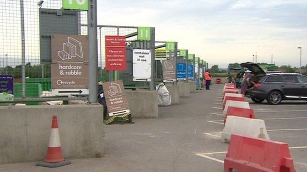 Recycling centre in Oxfordshire