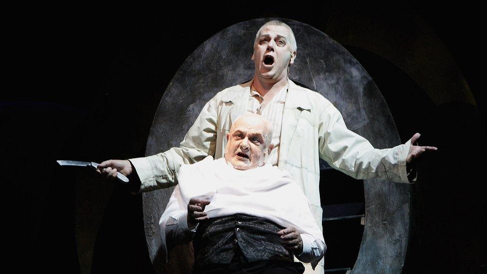 A performance of Sweeney Todd