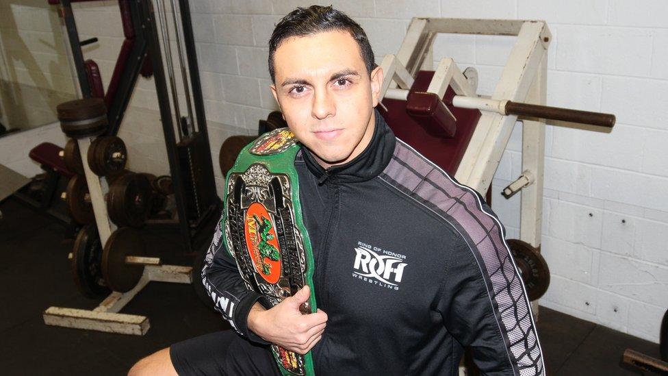 Giovanni Forero - also known by his ring name, LSG - is the Monster Factory champion