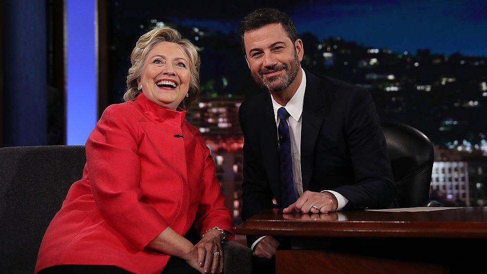 Kimmel with Hillary Clinton