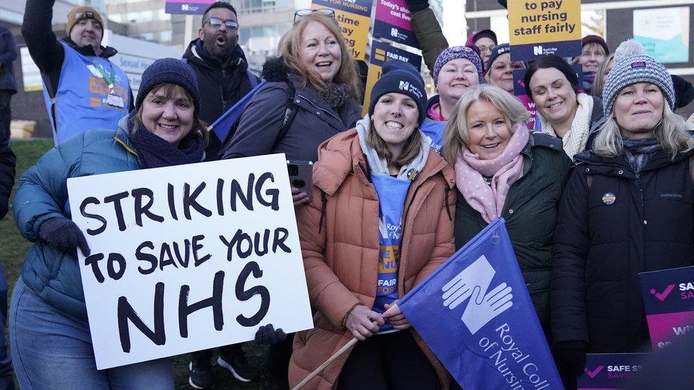 Nurses strike over pay in Sheffield in January 2023