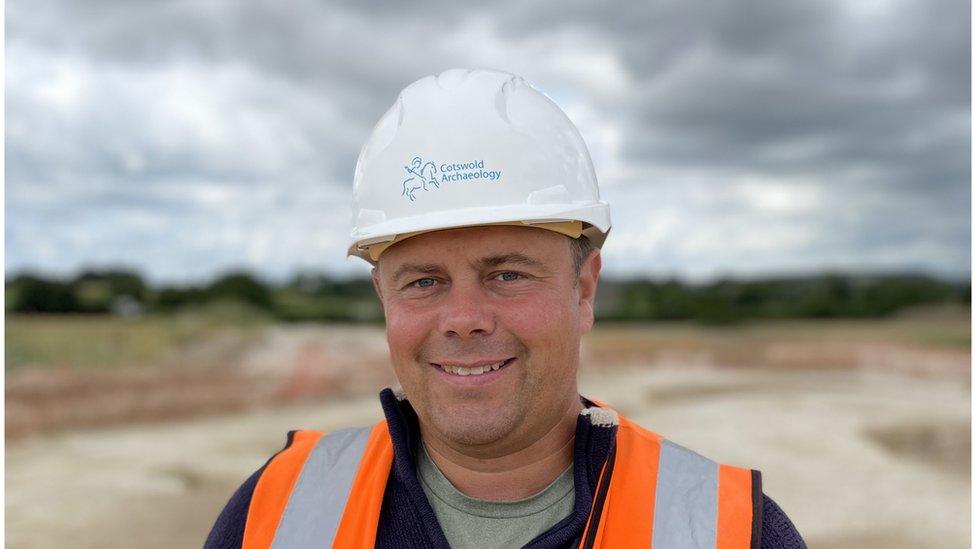 Steve Bush in a hard hat