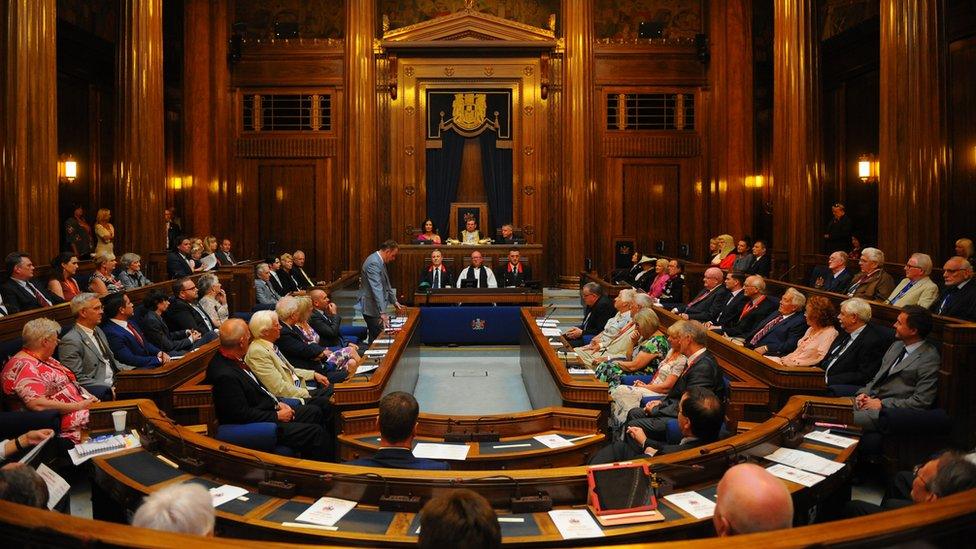 The ceremony took place at the Swansea Guildhall