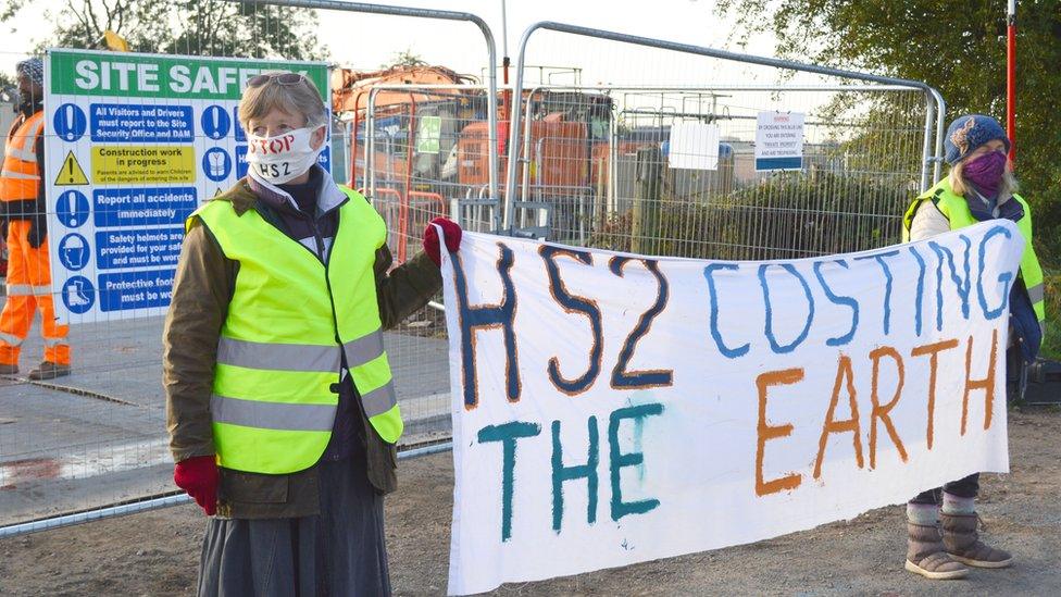 Extinction Rebellion protesters