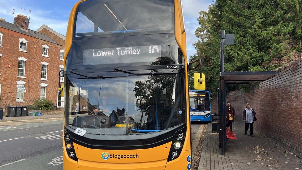 Bus in Gloucester