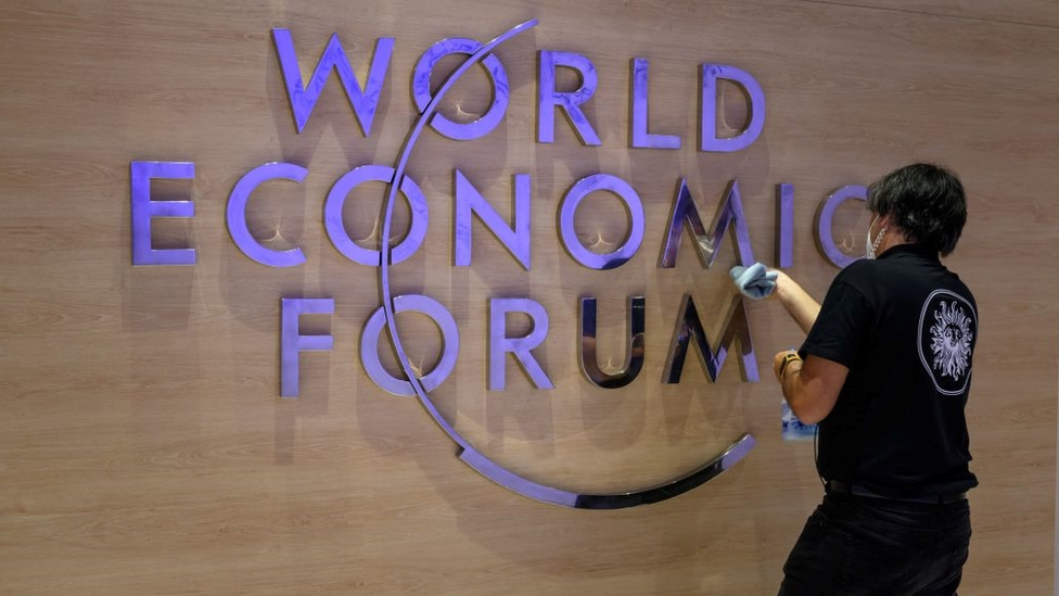 World Economic Forum sign