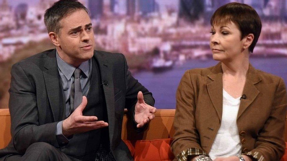 Jonathan Bartley and Caroline Lucas