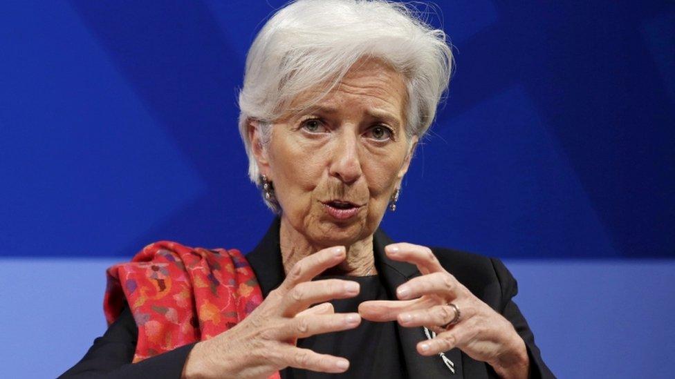 IMF Managing Director Christine Lagarde