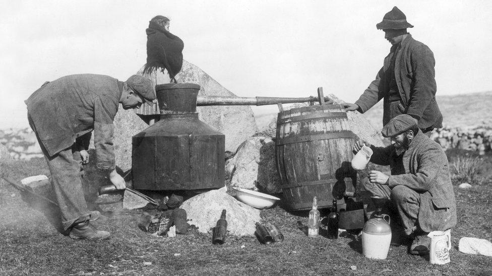 Illegal poteen production in 1912