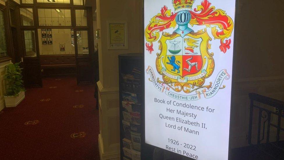 A book of condolence has been opened at Douglas Town Hall