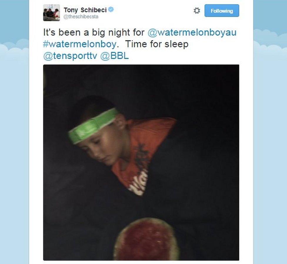 It's been a big night for @watermelonboyau