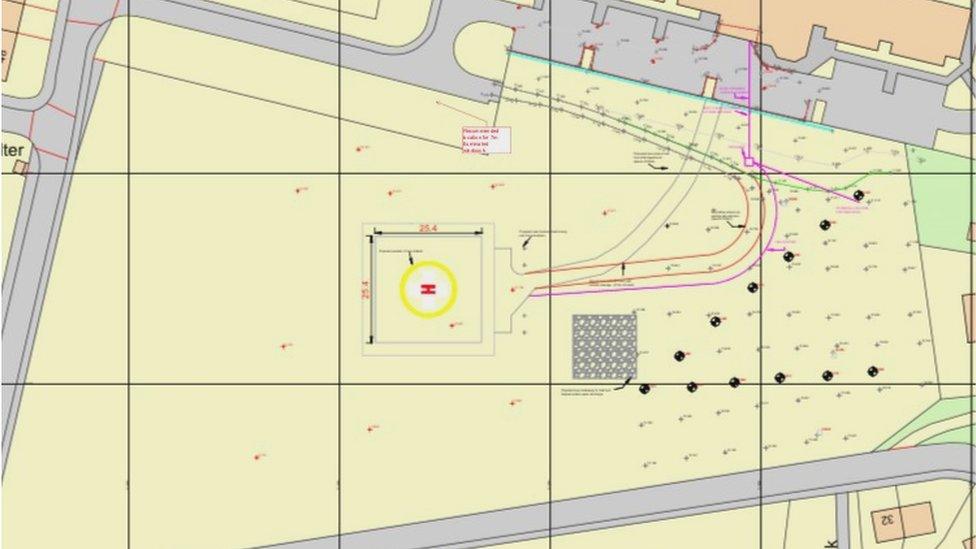 Plans for helipad in Campbeltown