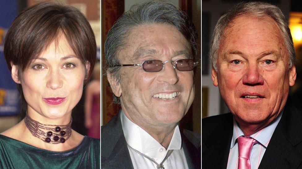 Leah Bracknell, Robert Evans and Peter Sissons