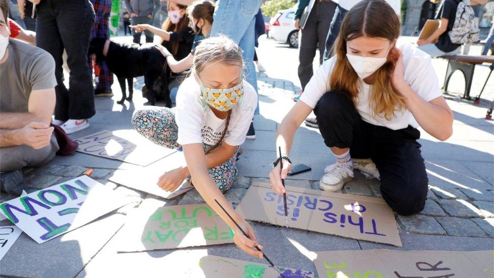 Greta Thunberg and Luisa Neubauer