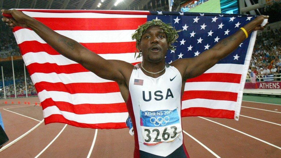 Justin Gatlin in 2004