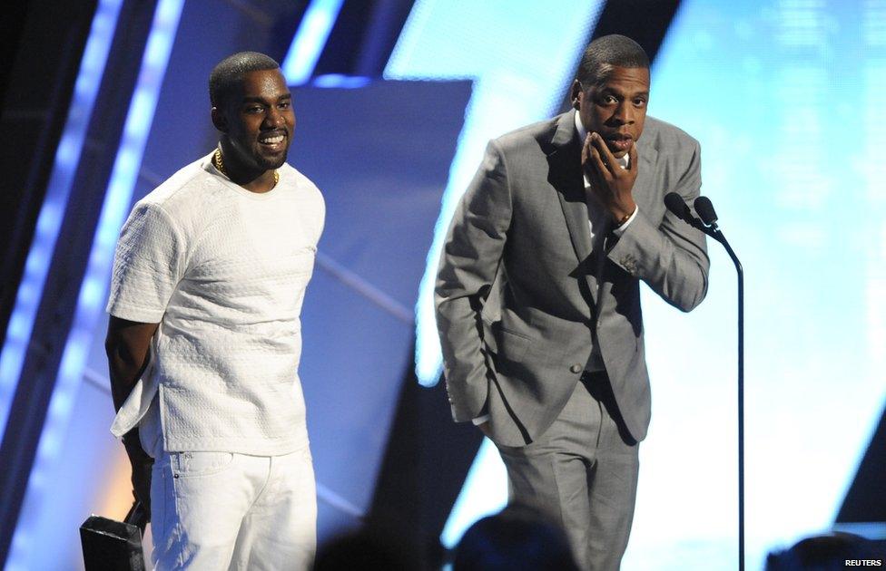 Kanye West and Jay Z