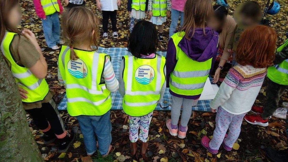 Children from Portsmouth Home Education Group