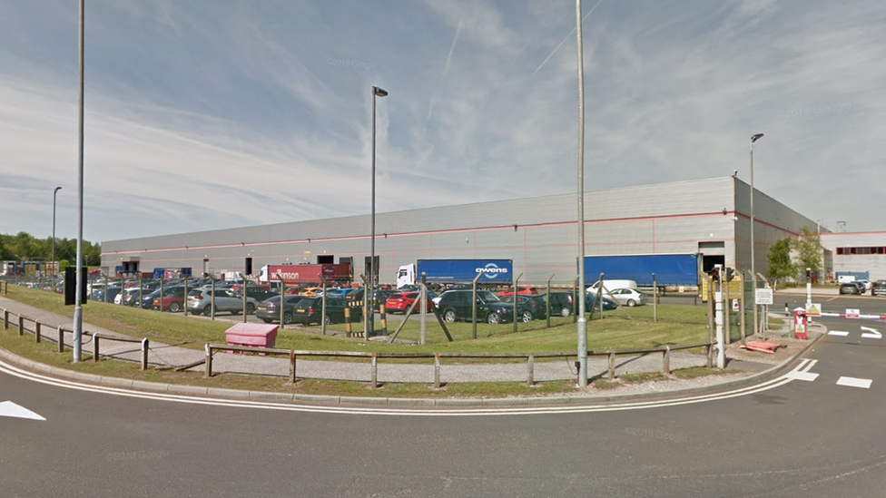 Wilko distribution centre in Worksop