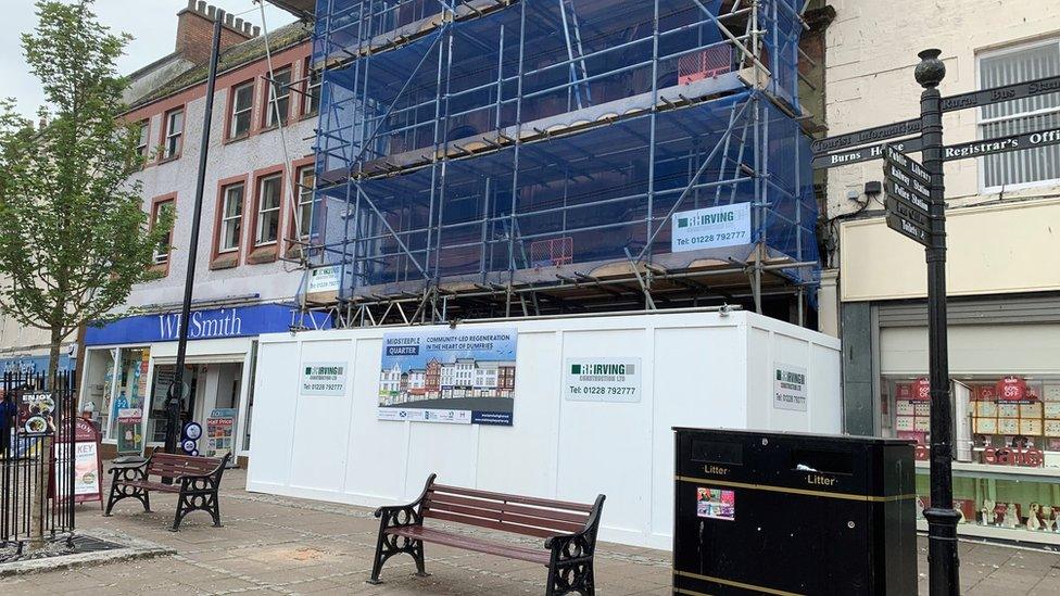 Town centre regeneration site