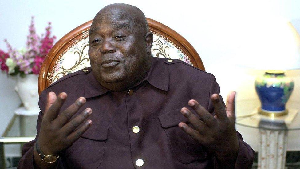 Laurent Kabila in 2000