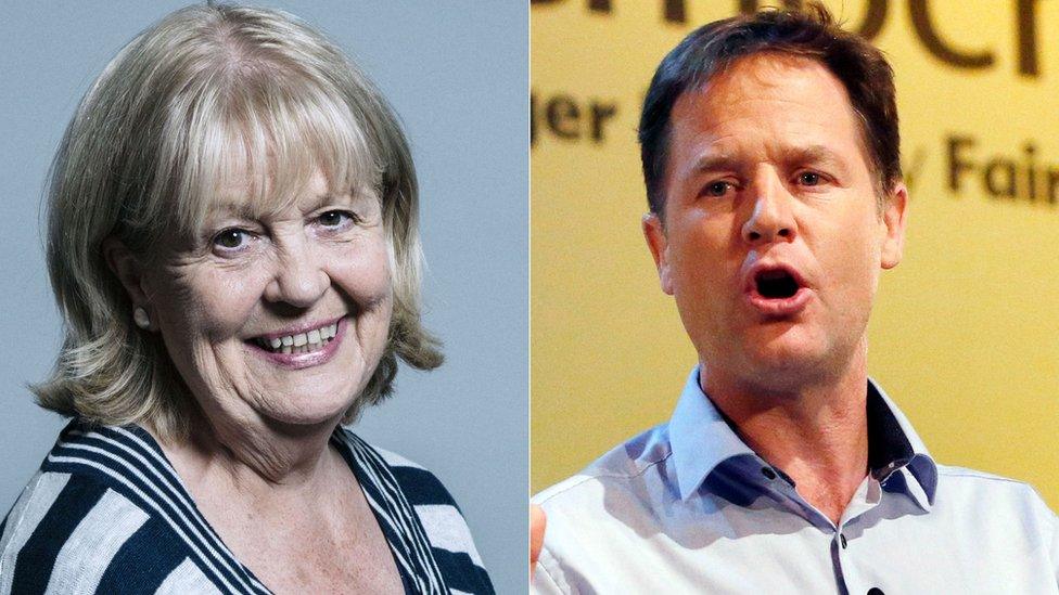 Cheryl Gillan, Nick Clegg