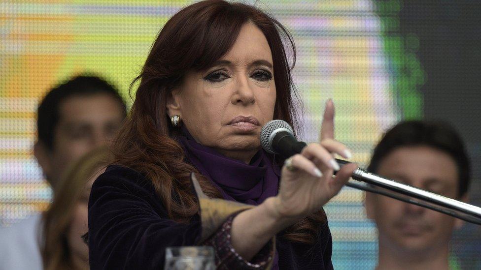 Argentinian President Cristina fernandez de Kirchner,